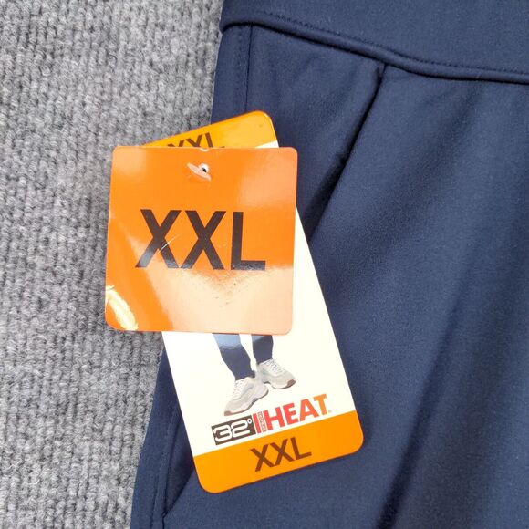 32 Degrees Heat Men's Jogger Pants Blue XXL Drawstring Waist Activewear W/Tags - Picture 12 of 14